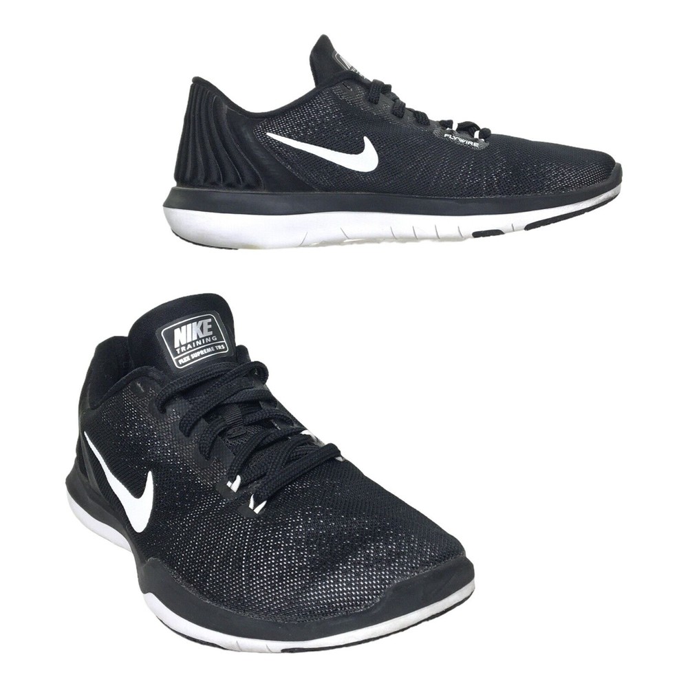 Nike Women's Flex Supreme TR 5 852467-001 Black Running Shoes Sneakers Size 7.5